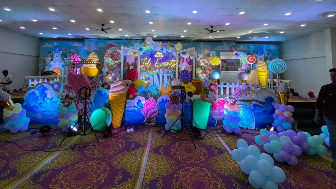 Candyland Theme Decoration for kids birthday party