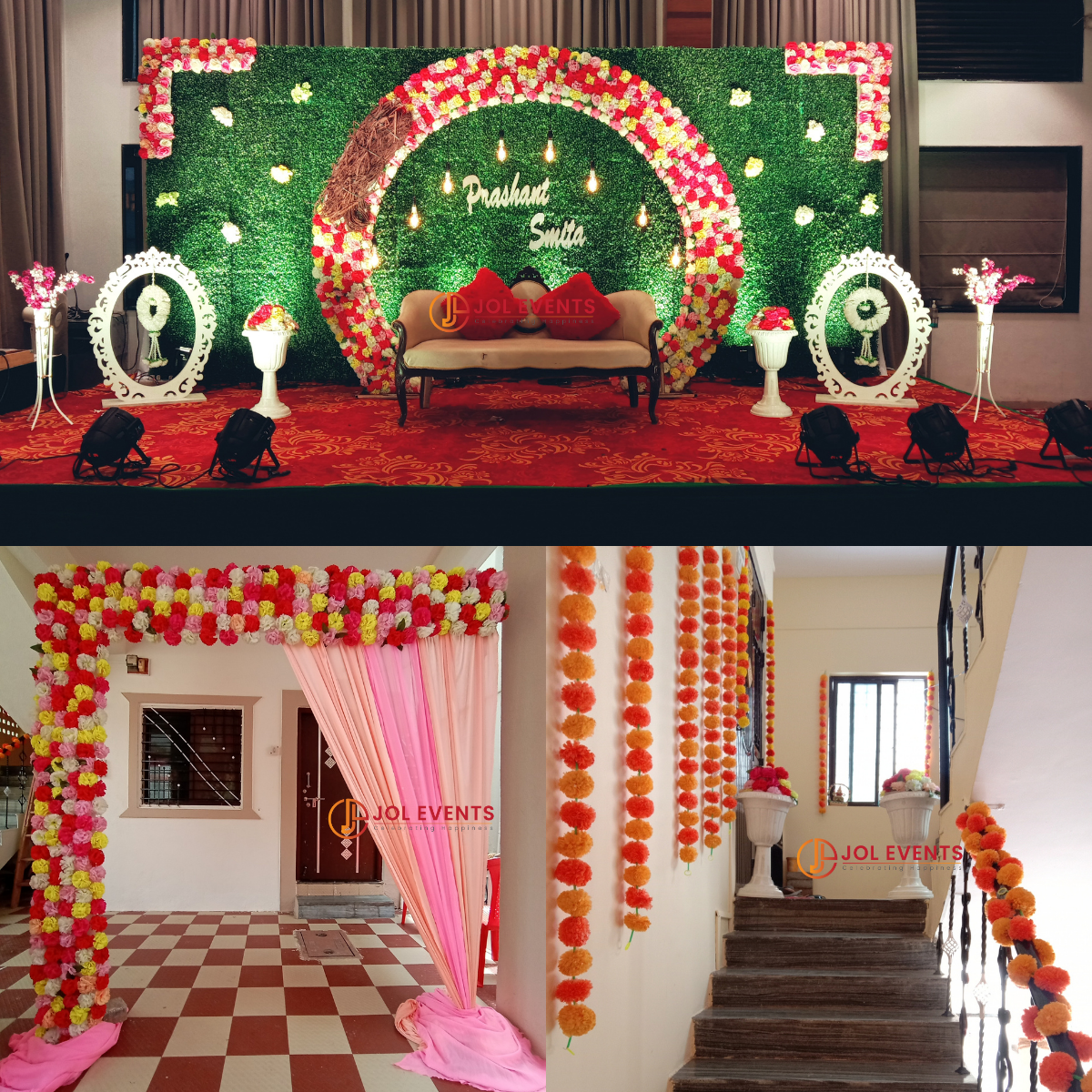 Engagement Decorators in Pune | Ring Ceremony Stage Decoration ...