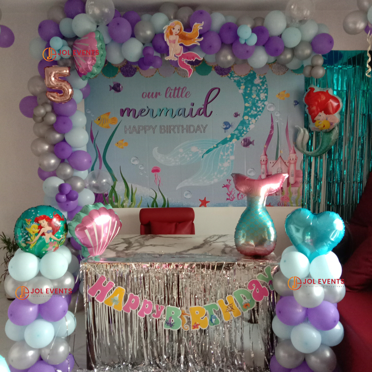 Mermaid Birthday Theme Decoration – jolevents