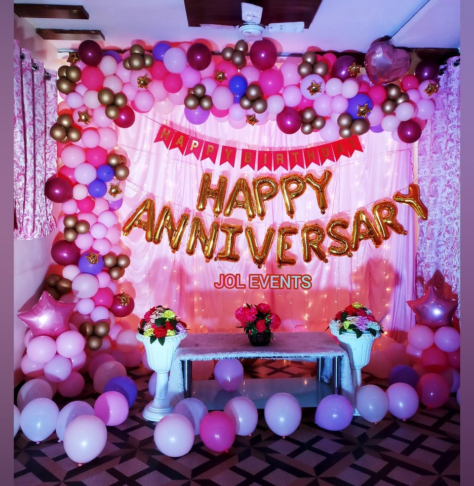 Anniversary deals balloon decoration