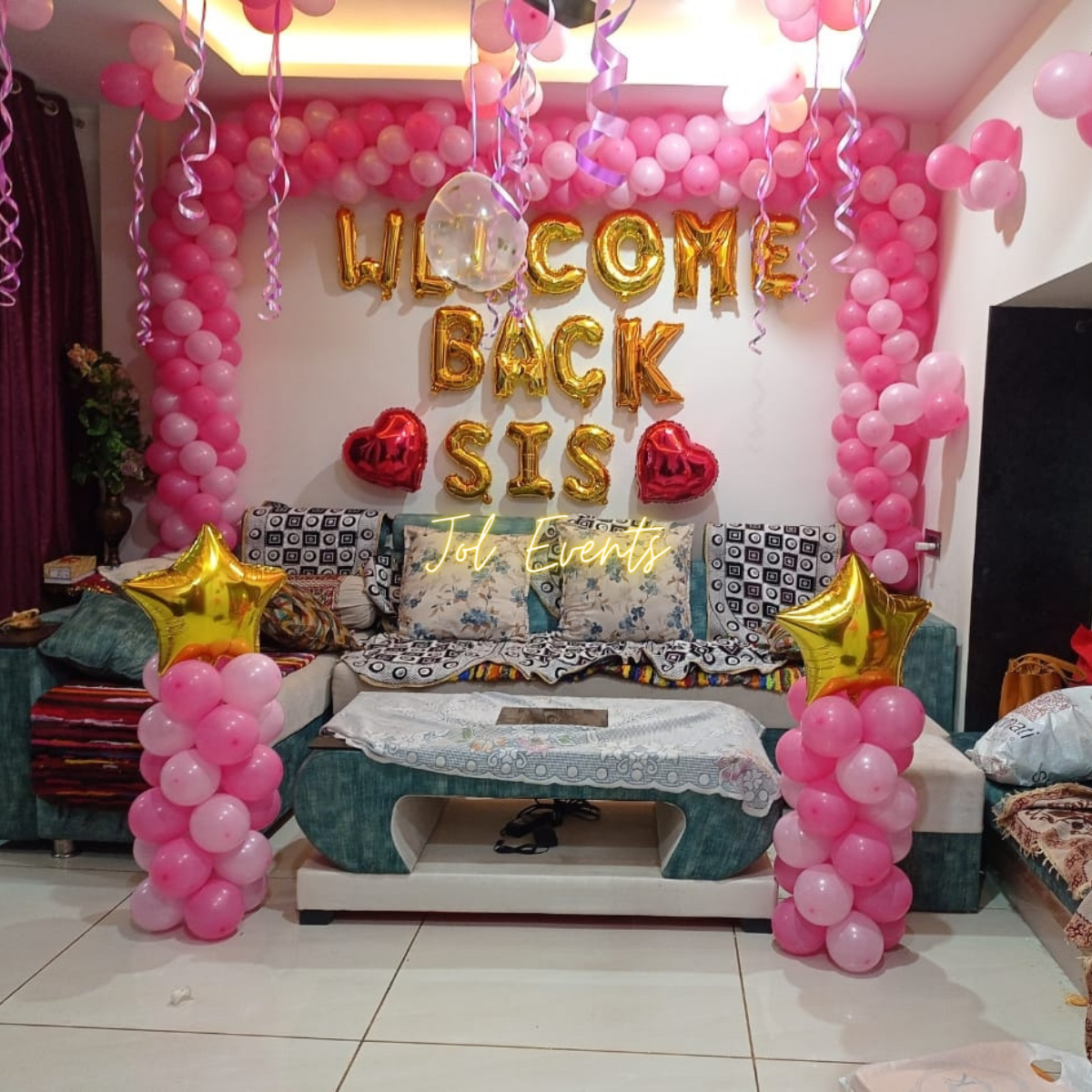Welcome Back Home Decoration Pune  Heartwarming Welcome Decor – jolevents