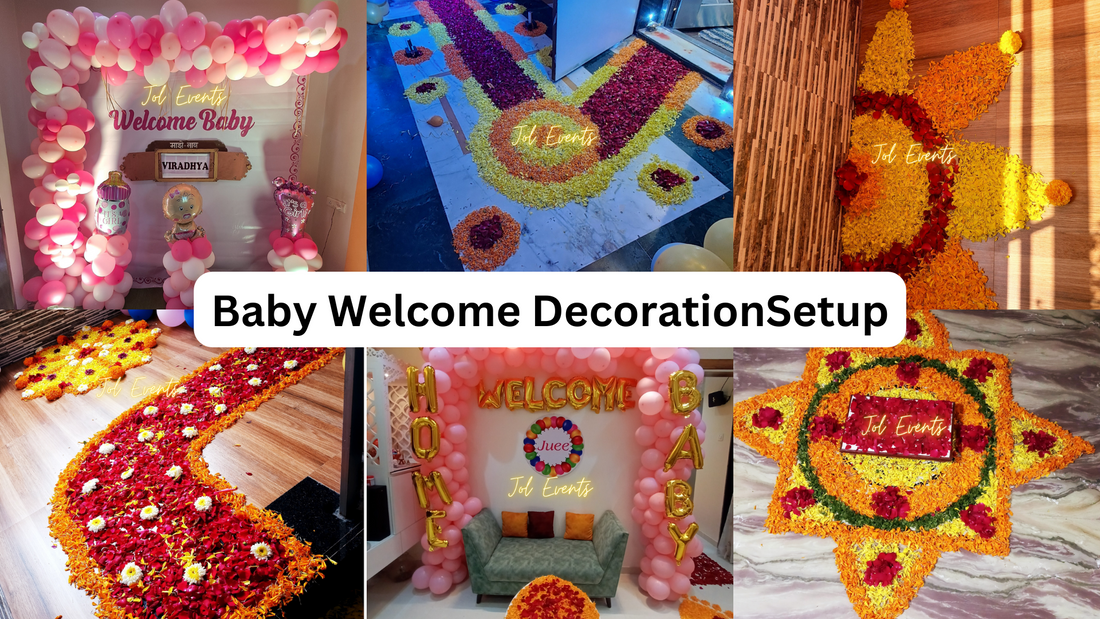 Newborn Baby Welcome Decoration Ideas | Baby Welcome Decoration Ideas