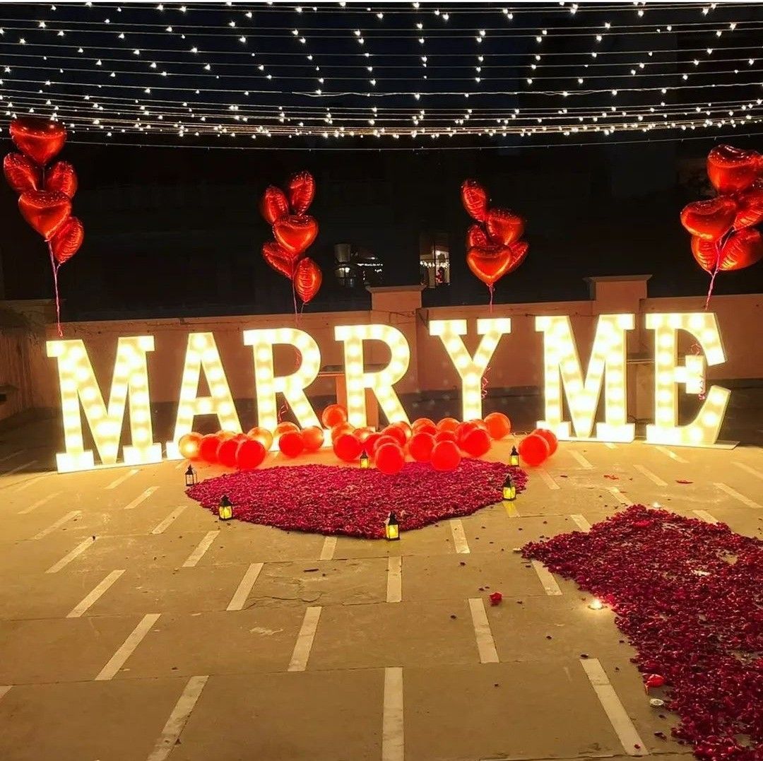 marriage proposal decoration