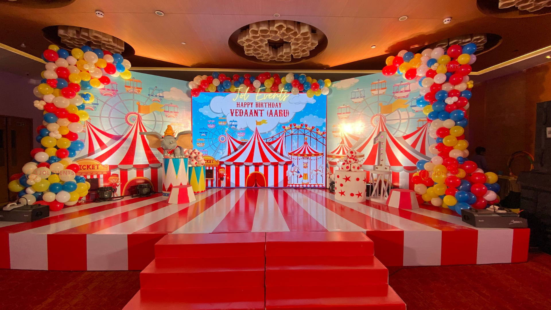 Carnival Theme Birthday Party Decoration | Circus Themed ...