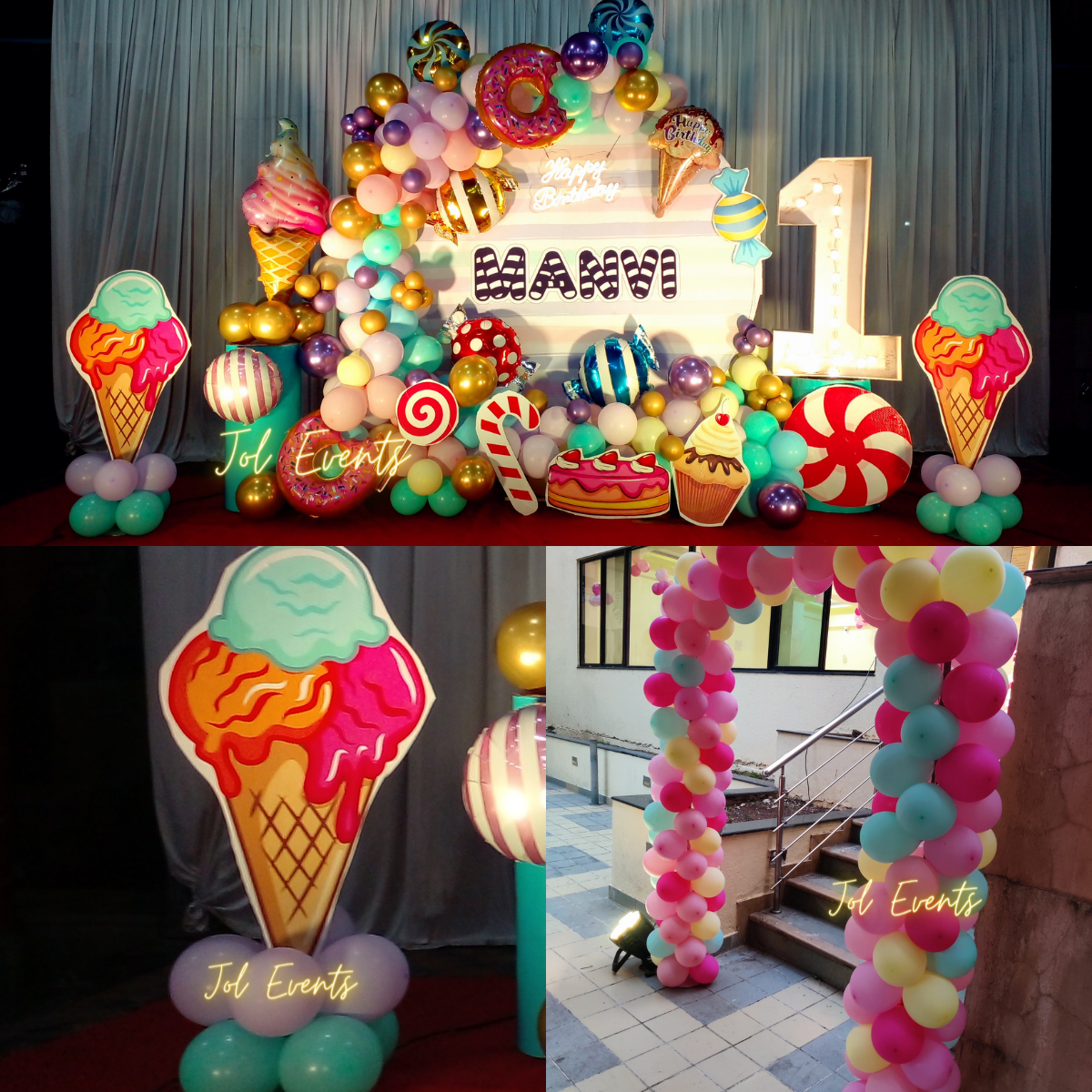 Candy Themed Birthday Decor
