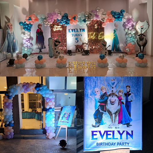 Frozen Theme Decoration