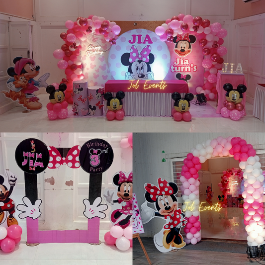 Minnie Mouse Theme Decoration