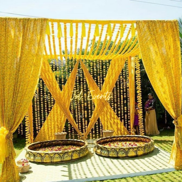 Haldi Ceremony Decoration Services Pune | Haldi Function Decoration ...