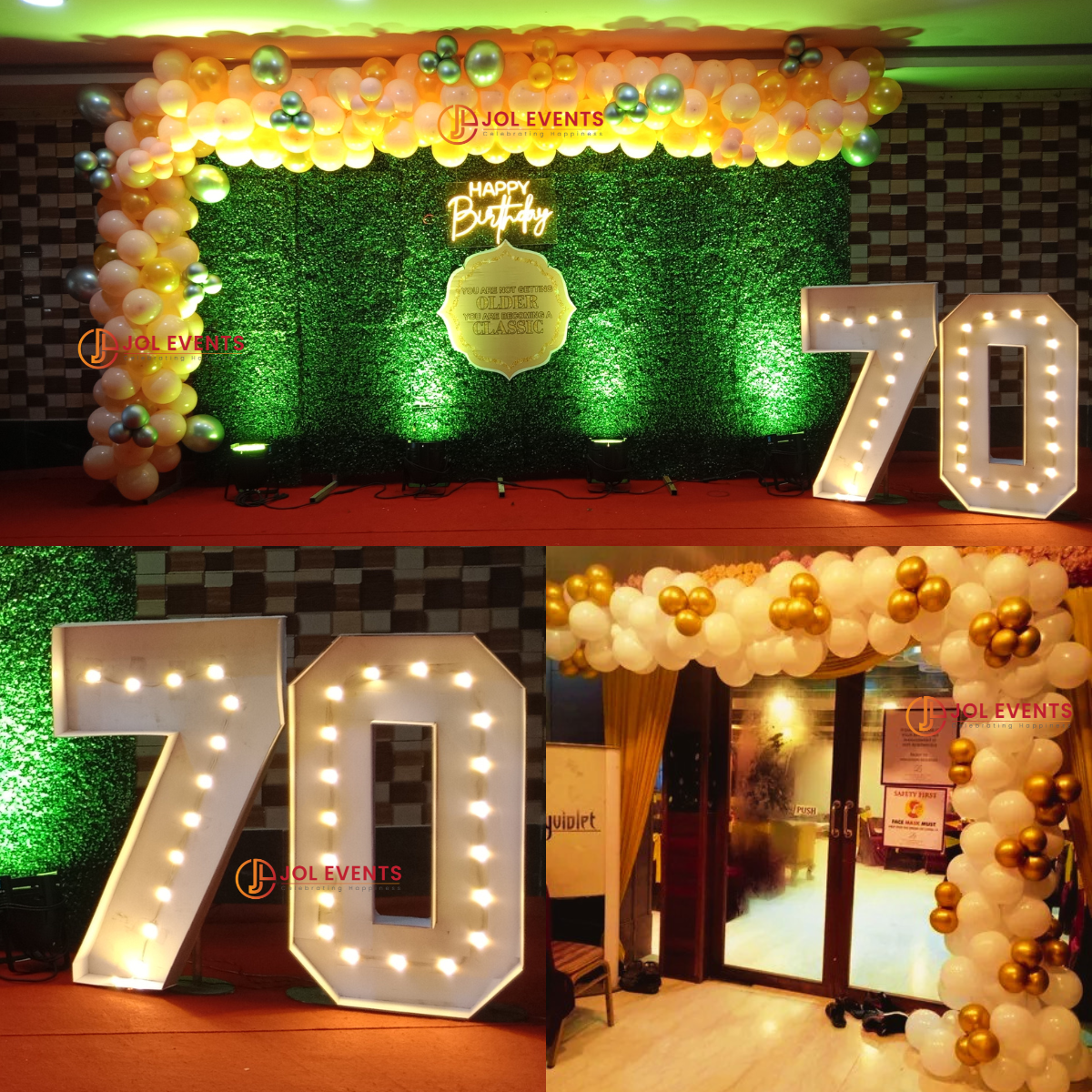70th Birthday Decoration