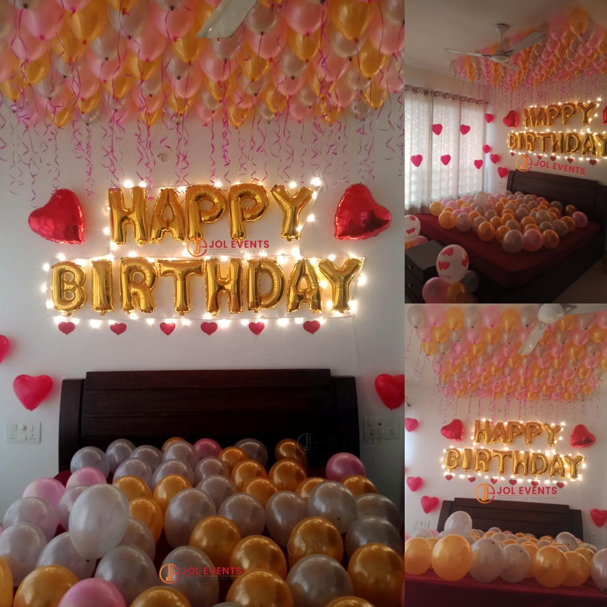Birthday Surprise Room Decoration