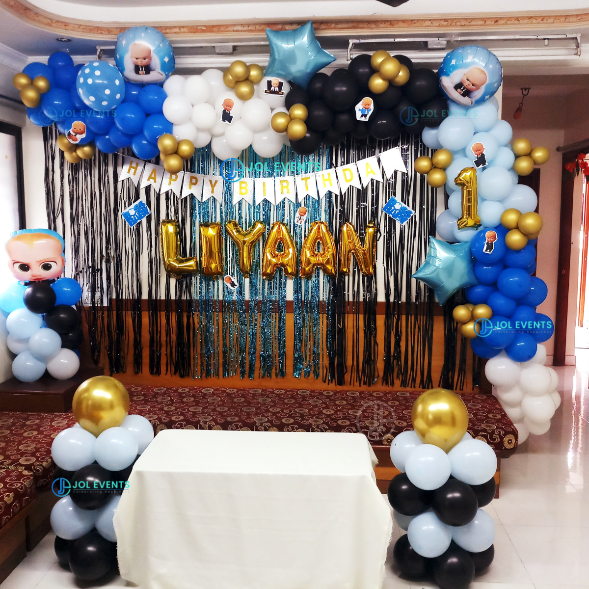 Boss Baby Theme Balloon Decoration