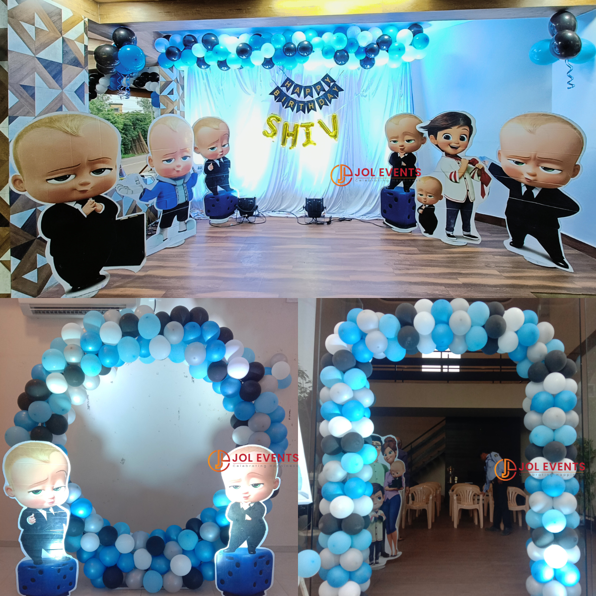 Boss Baby Theme Party Decorations Pune | Boss Baby Birthday Theme –  Jolevents