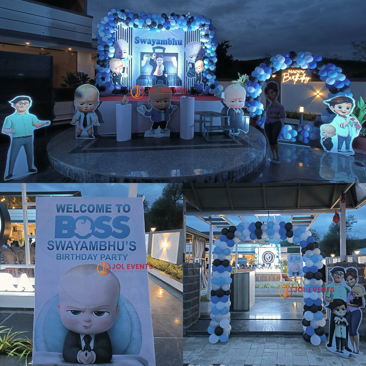 Boss Baby Birthday Theme Decoration