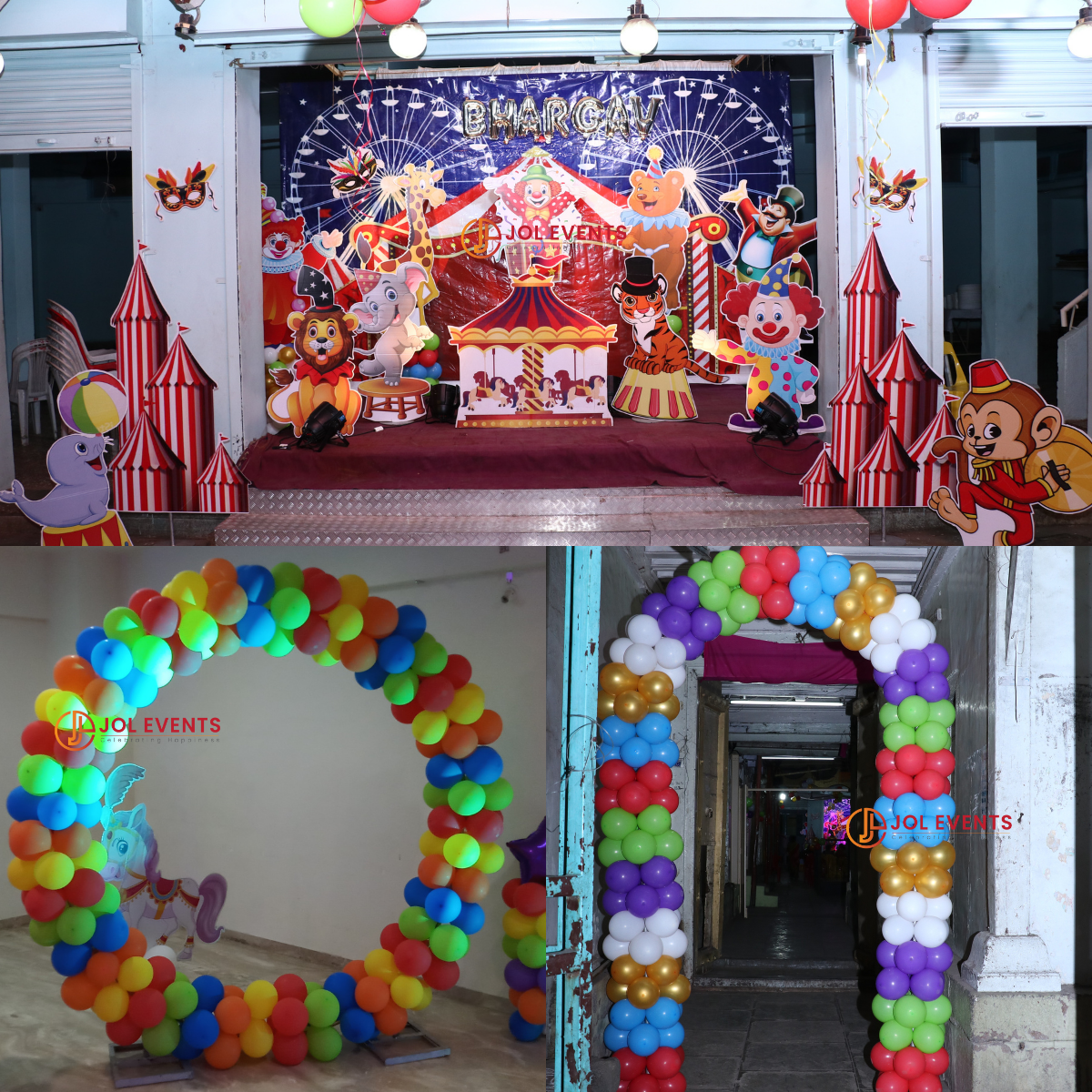 Carnival Birthday Theme Decoration