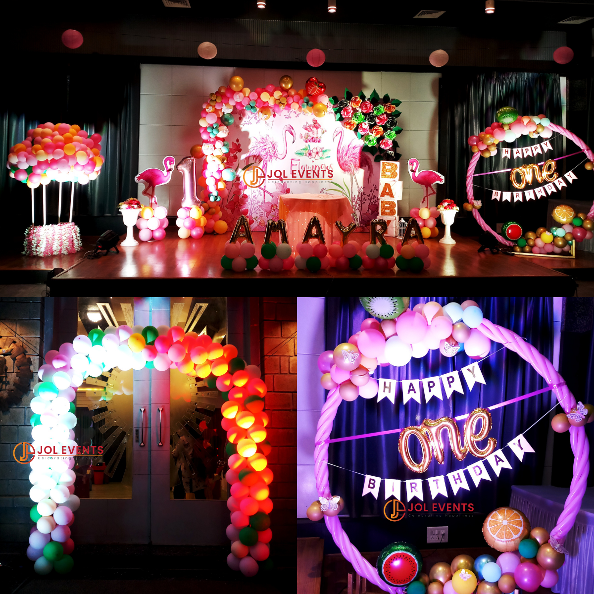 Flamingo Birthday Theme Decoration