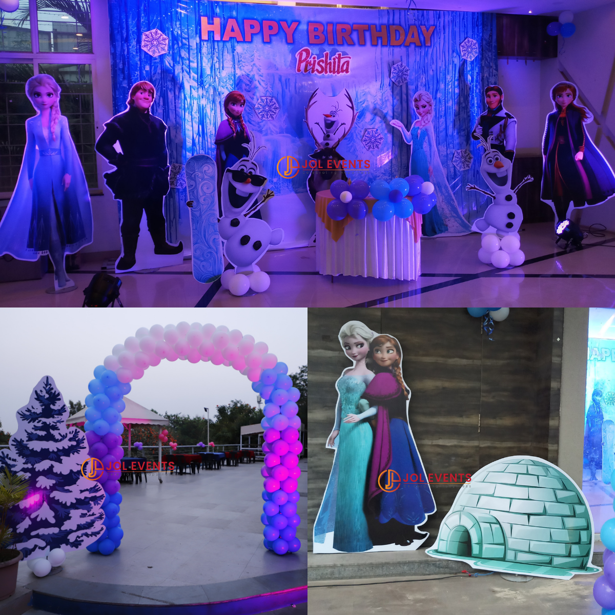 Frozen Birthday Theme Decoration