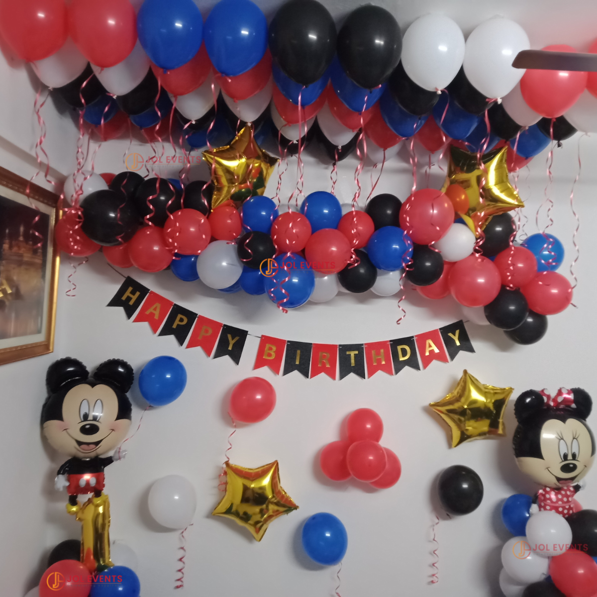 Mickey Mouse Theme Balloon Decoration