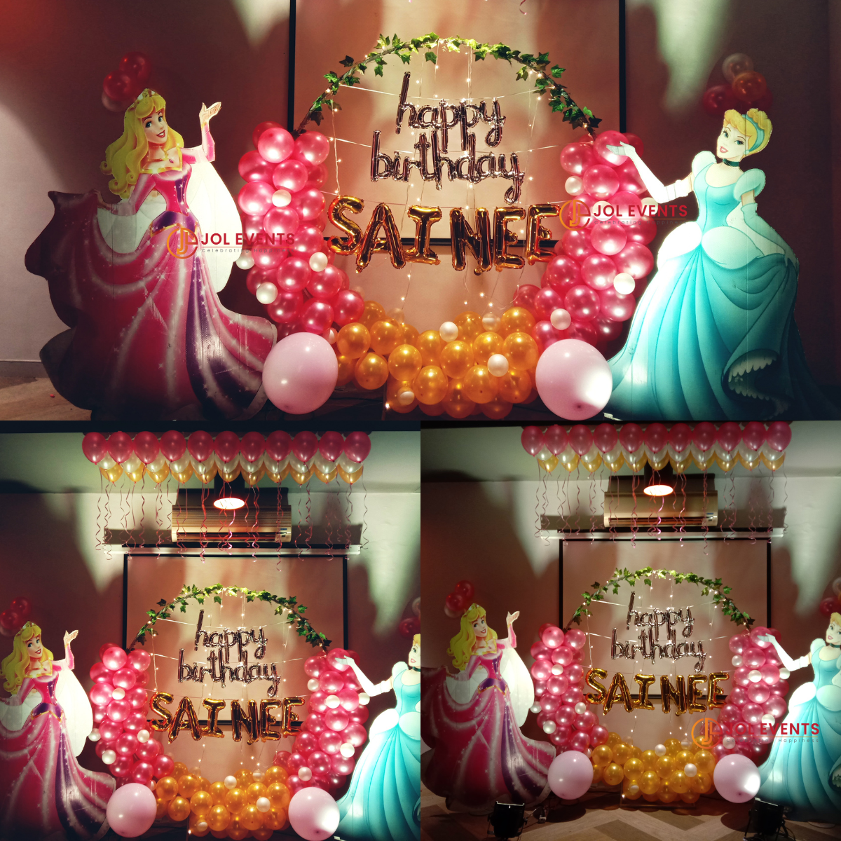 Princess Birthday Theme Decoration