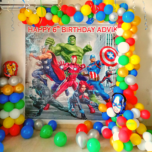 Avenger Theme Balloon Decoration