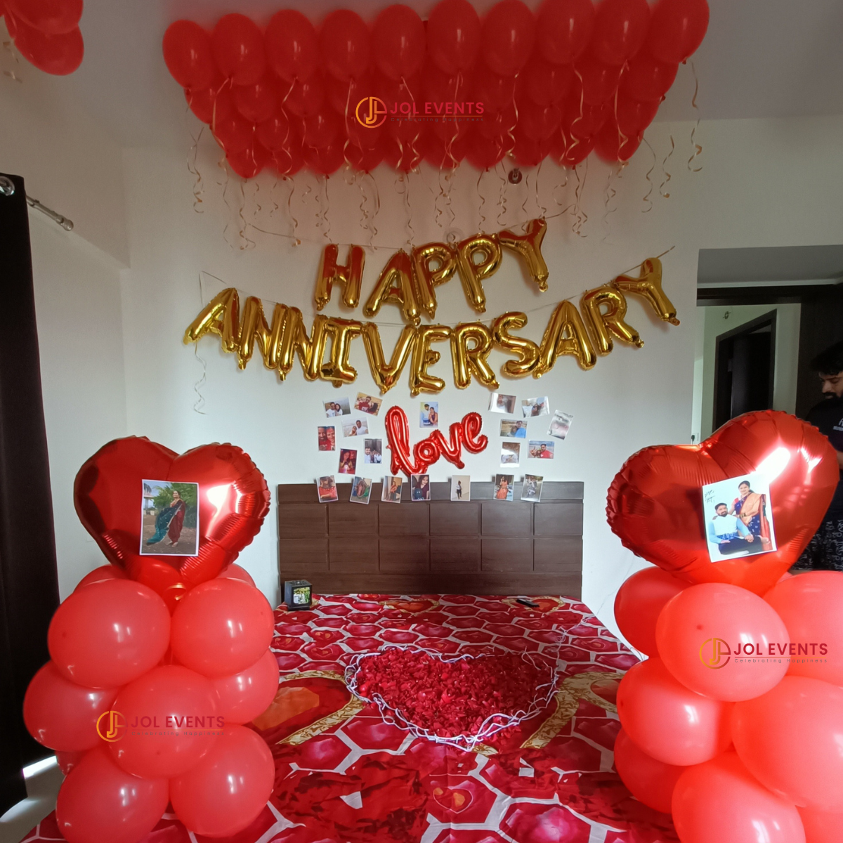 Anniversary Surprise Room Decoration