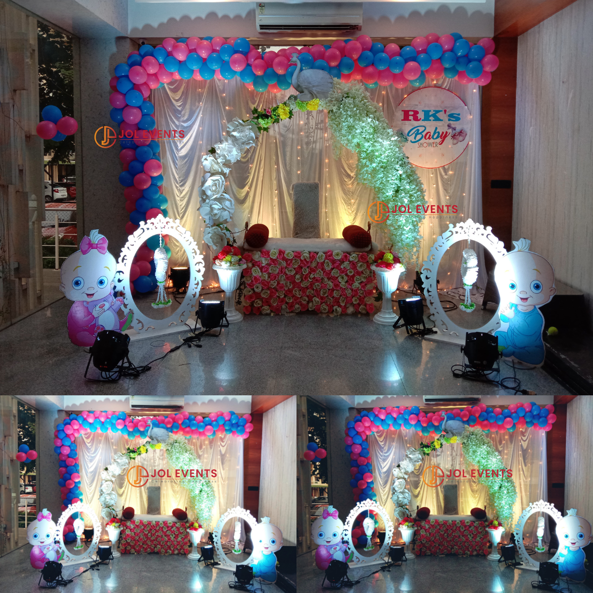 Baby Shower Ideas | Indian Godh Bharai Decoration & Celebration Ideas -  YouTube