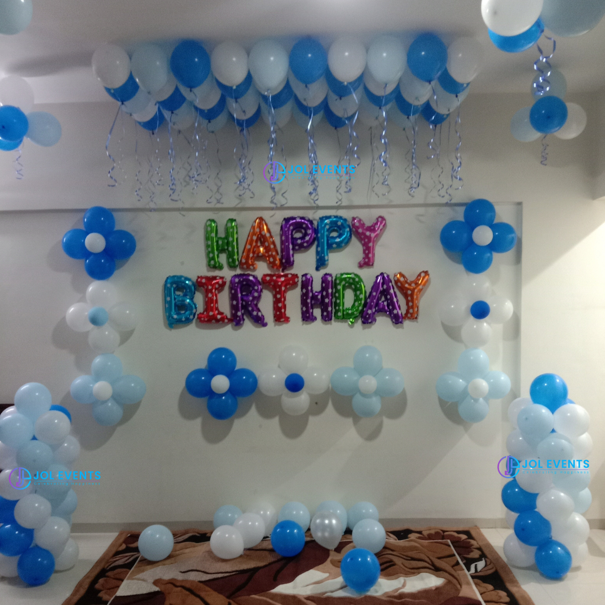 Simple Balloon Decoration for Birthday