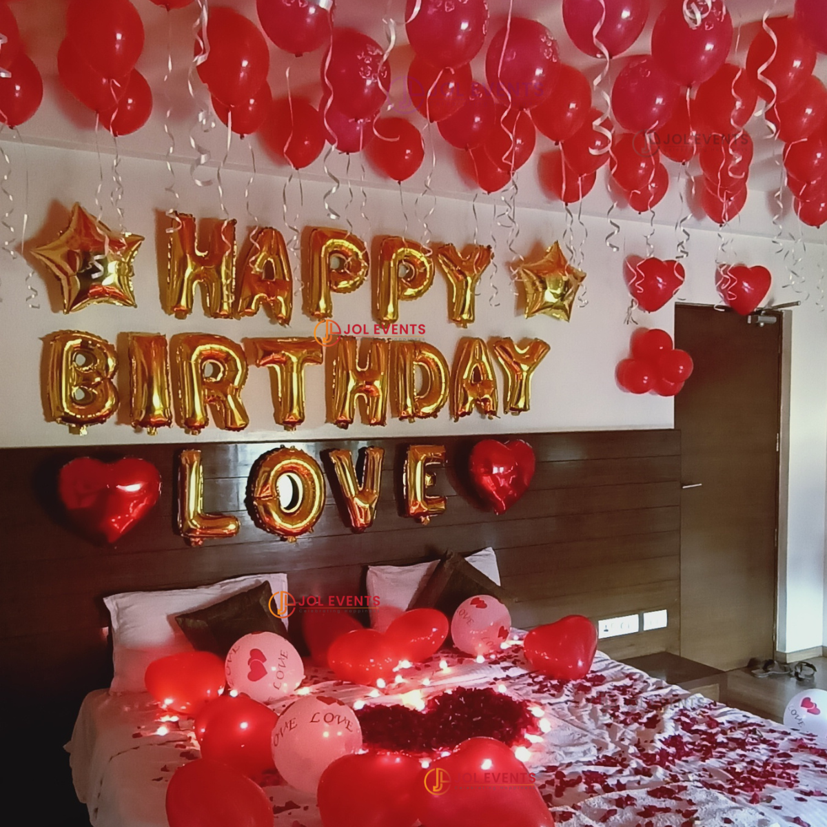 Romantic Surprise Room Decoration