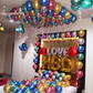 Chrome balloons decoration