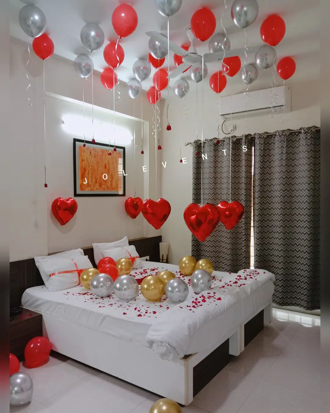 Romantic First Night Room Decoration Just Married Bengaluru   ExperienceSagacom